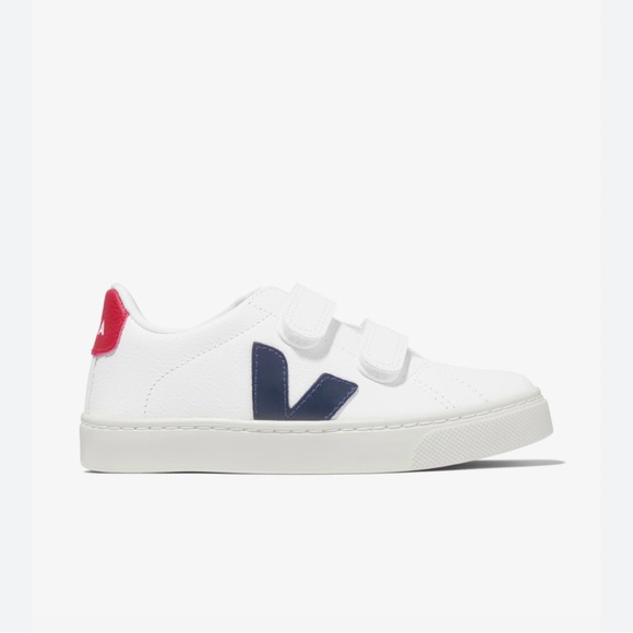 Esplar Velcro Sneakers Veja Esplar Navy COPY VEJA Kids White And